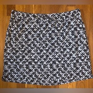 J Jill Fit Women’s Active Black White Comfort Stretch Skort 1X